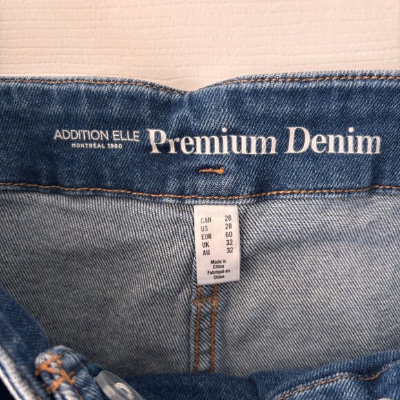 Addition Elle Asymmetrical Demin Skirt - Picture 4 of 6